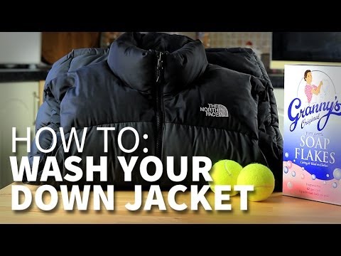 How to wash your down jacket