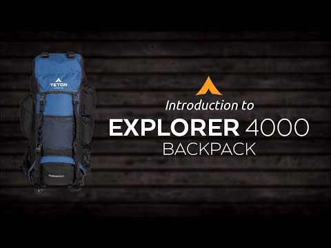 Introduction to the Explorer4000 Backpack