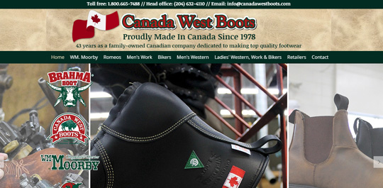 Canada West Boots sito ufficiale