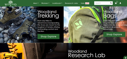 woodland sito ufficiale