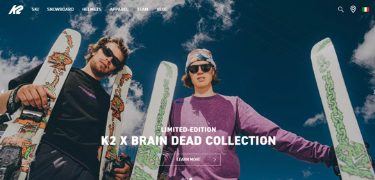 K2 sito ufficiale