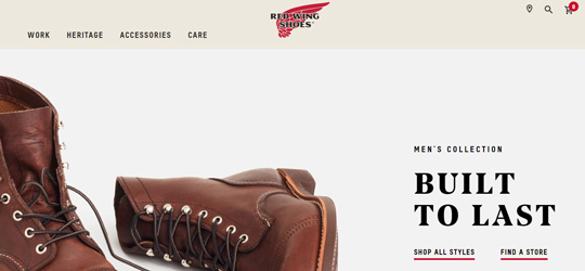 Red Wing Shoes sito ufficiale