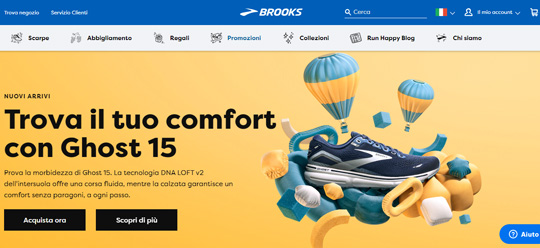 Brooks Sports sito ufficiale