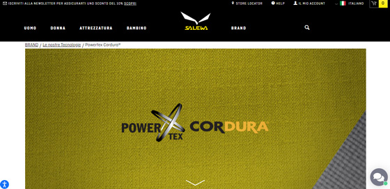 Powertex Cordura sito ufficiale Salewa