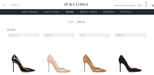 Pura Lopez sito ufficiale